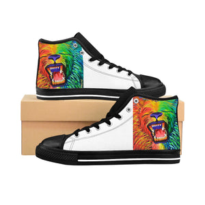 The Chakra Lion Men's High-top Sneakers