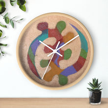 Load image into Gallery viewer, Gye Nyame Afrikan Adinkra Wall clock
