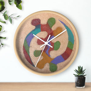 Gye Nyame Afrikan Adinkra Wall clock