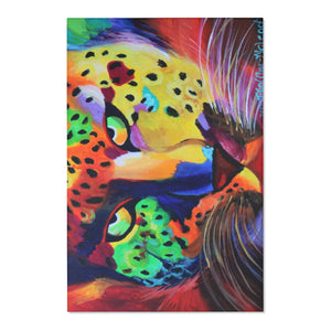 The Soulful Cheetah Goddess Area Rugs