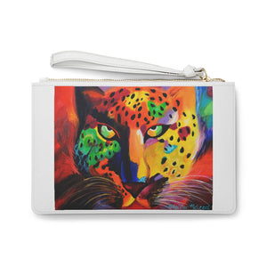 Soulful Cheetah Goddess Clutch Bag