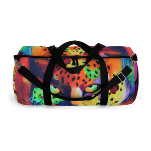 The Soulful Cheetah Goddess Duffel Bag-Hot Pink