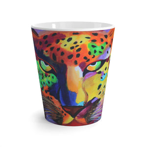 The Soulful Cheetah Goddess Latte mug