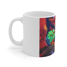 Load image into Gallery viewer, The Soulful Cheetah Goddess Ceramic Mug-White
