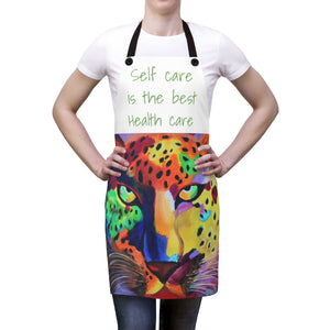 Soulful Cheetah Goddess Apron