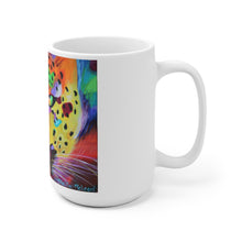 Load image into Gallery viewer, The Soulful Cheetah Goddess Ceramic Mug-White
