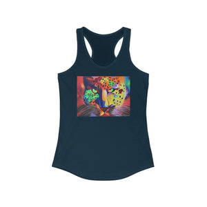 The Soulful Cheetah Goddess Women's Ideal Racerback Tank