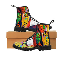 Load image into Gallery viewer, Soulful Cheetah Goddess Women&#39;s Canvas Boots
