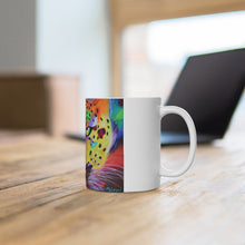 Load image into Gallery viewer, The Soulful Cheetah Goddess Ceramic Mug-White
