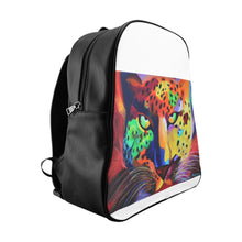 Load image into Gallery viewer, Soulful Cheetah Goddess Backpack
