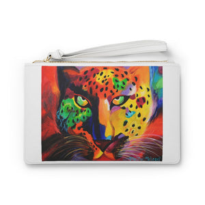 Soulful Cheetah Goddess Clutch Bag